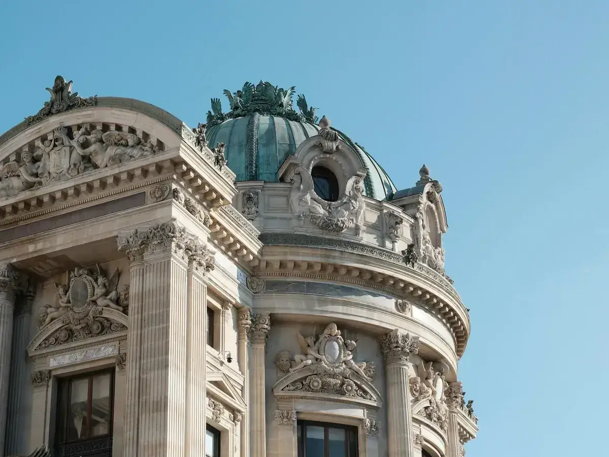 The Palais Garnier and its gilded façade