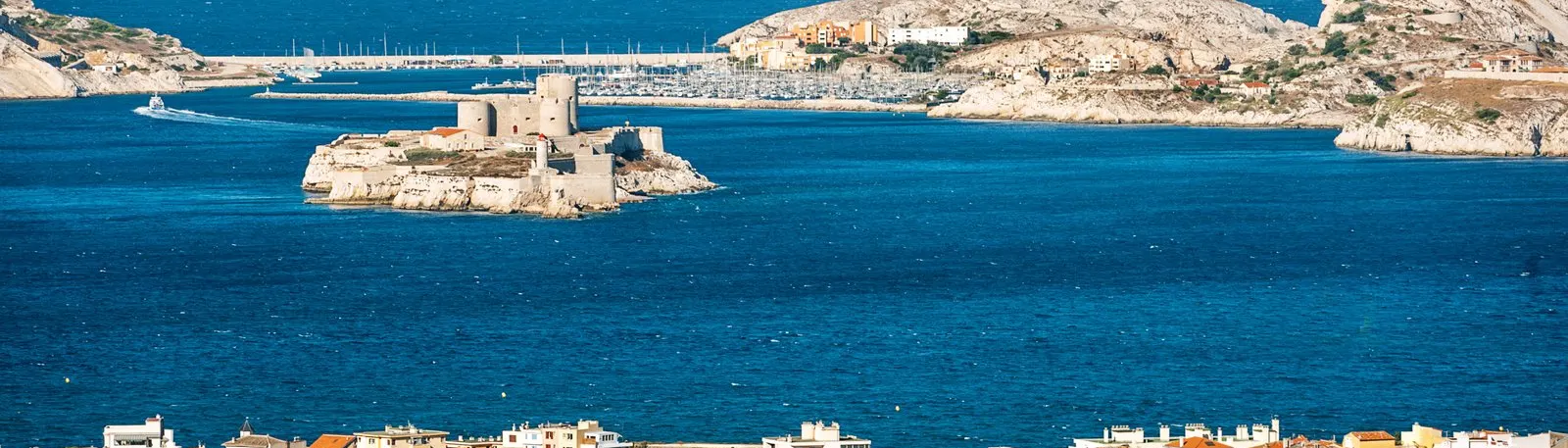 The Château d’If and the Frioul islands off Marseille
