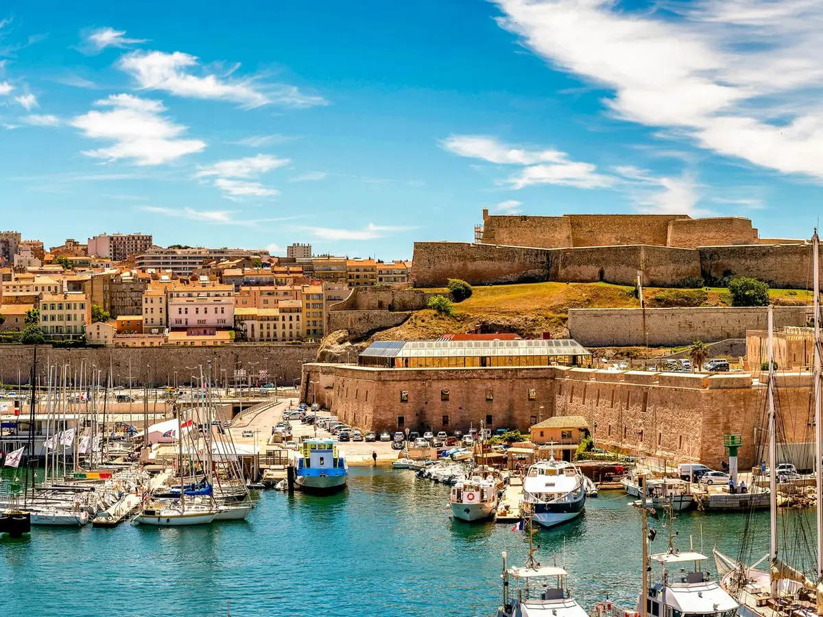 The Vieux-Port of Marseille, Fort Saint-Jean and Notre-Dame de la Garde